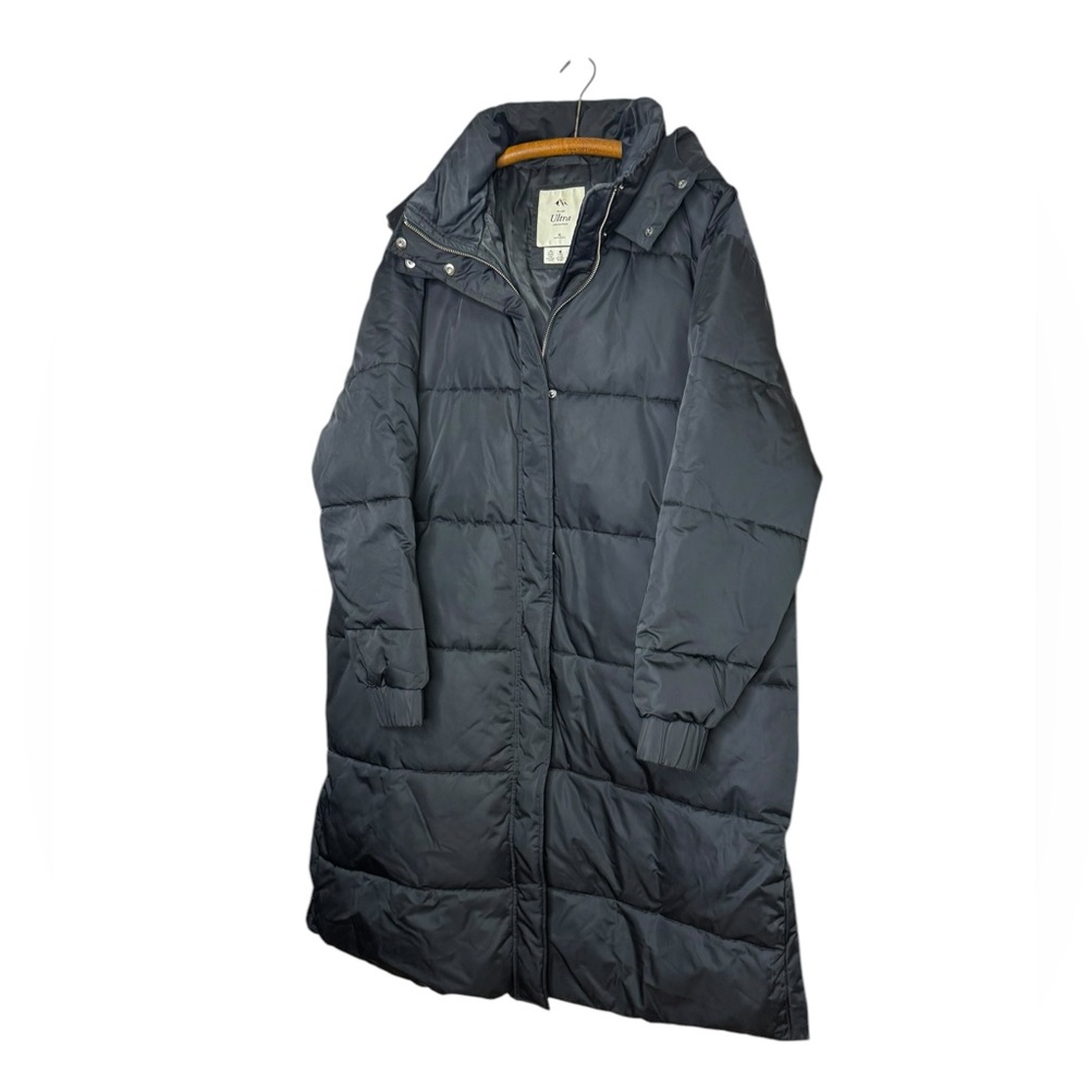 Abercrombie & Fitch Black Puffer Coat